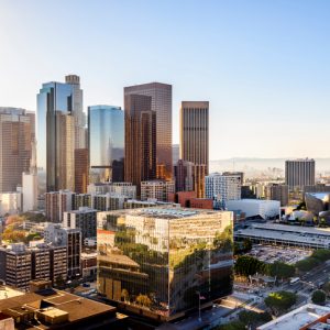 Downtown Cityscape Los Angeles, California, USA