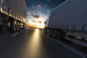 camiones en la carretera, accidente de camión