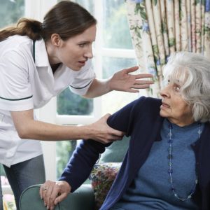 patient abused by nursing home caregiver